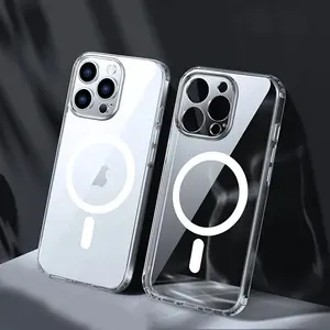 Phone Case - Premium Magnetic +PC Case for Iphone 16, 15, 14 Plus, 16, 14, 13, 12 Pro Max, Compatible with Magsafe, Shock-Resistant Cover
