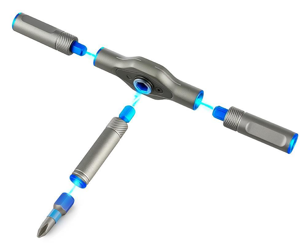 24 in 1 DIY Screwdriver Set, Switchable Shape Magnetic Screwdriver, Compact & Portable Ratchet Screwdriver Kit, Home Repair Tool Box for Daily Maintenance 24 in 1 DIY Screwdriver Set, Switchable Shape Magnetic Screwdriver, Compact & Portable Ratchet Screwdriver Kit, Home Repair Tool Box for Daily Maintenance