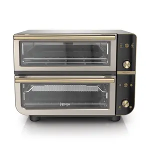 Ninja Double Oven Pro Smart XL Countertop Oven & Air Fryer, Stainless Steel - DCT821 / DCT801