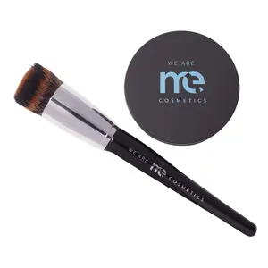 We Are ME Cosmetics ... Thicker Looking Hair & Root Coverup! Can't Stop ME Now Scalp Foundation & Luxury Foundation Brush - Lightweight Makeup Set