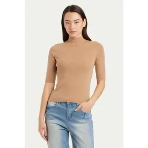 Sori Half Neck Cashmere Blend Top