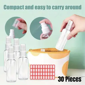 30Pcs Transparent Spray Bottle 1oz Fine Mist Spray Bottles, Little Refillable Liquid Containers for Watering Flowers Cleaning - Home Improvement.