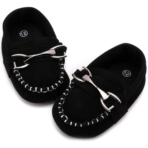 L-A6   Baby Loafers for Girls and Boys: Classic Prewalker & Crib Dress Shoes