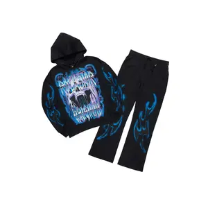 Rez Black Hoodie/Baggy Pant Track Set