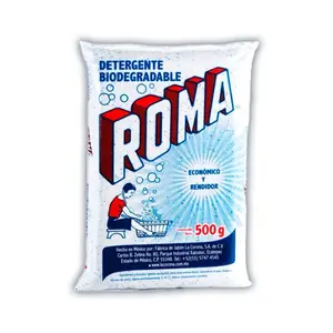 2 Bolsa De detergente RM 500g Economical And Effective Detergente  para ropa - Tackles Tough, Grime and Grease Effortlessly but gentle on all Household surfaces Super Concentrated Wash Stain Remover Detailer