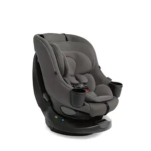 360 2-in-1 Rotating Convertible Car Seat with a 360 Spin and Easy Installation - Lower Anchor Attachment or Vehicle Belt Installation (Thunder)