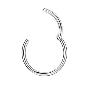 Titanium 18g Hinged Nose Hoop