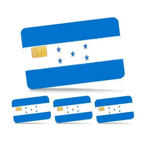 Honduras Flag Credit Card Sticker Cover - Vinyl Laminated Stickers Debit Card Skin