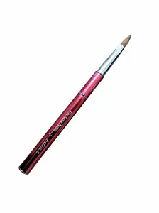 Fantasy Nails Acrylic Nail brush #8 kolinsky hair metal aluminum handle Manicure Cutics