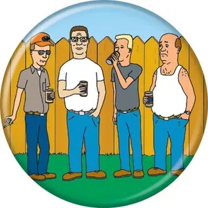 King of the Hill Cast Button Pin