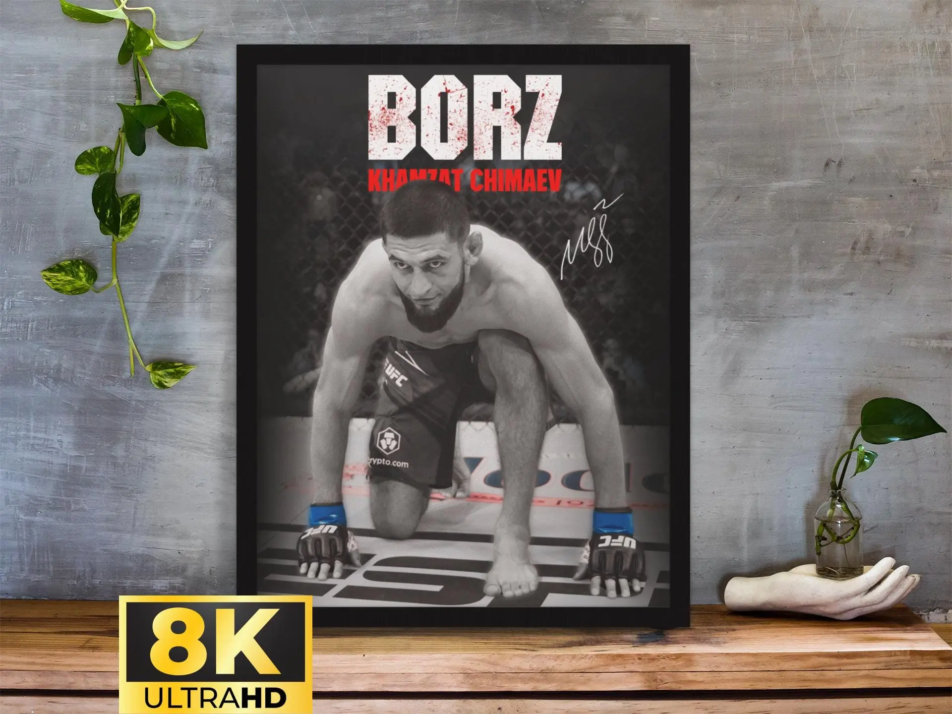 Khamzat Chimaev, POSTER UNFRAMED , Borz, UFC POSTER UNFRAMED , Sweden POSTER UNFRAMED , POSTER UNFRAMED  Ideas, Motivational POSTER UNFRAMED s, UFC Fighter POSTER UNFRAMED , Wall Decor, MMA POSTER UNFRAMED