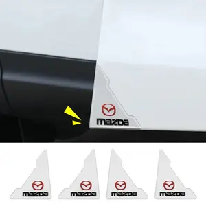 2/4 Pieces Car Door Corner Bumper Guard Silicone Anti-Collision Scratch Protection Set for Mazda 3 6 Mps Cx Series