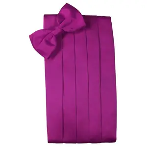 Fuchsia Luxury Satin Cummerbund