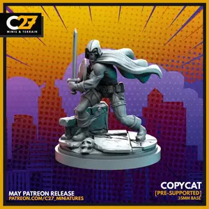 Taskmaster 40mm Scale Miniature, Crisis Protocol Proxy, Room Decor Figurine | C27