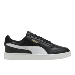 PUMA Mens Shuffle Lace Up Sneakers Shoes Casual - Black