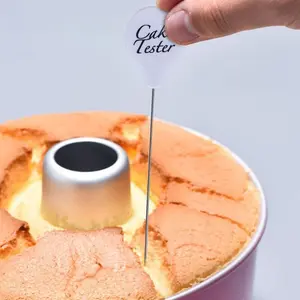 Professional Cake Tester Stick, Long Stainless Steel Baking Tool, Sharp Tip for Doneness Check, Non-Stick Design, Ideal for Layer Cakes, Cheesecakes, Cupcakes