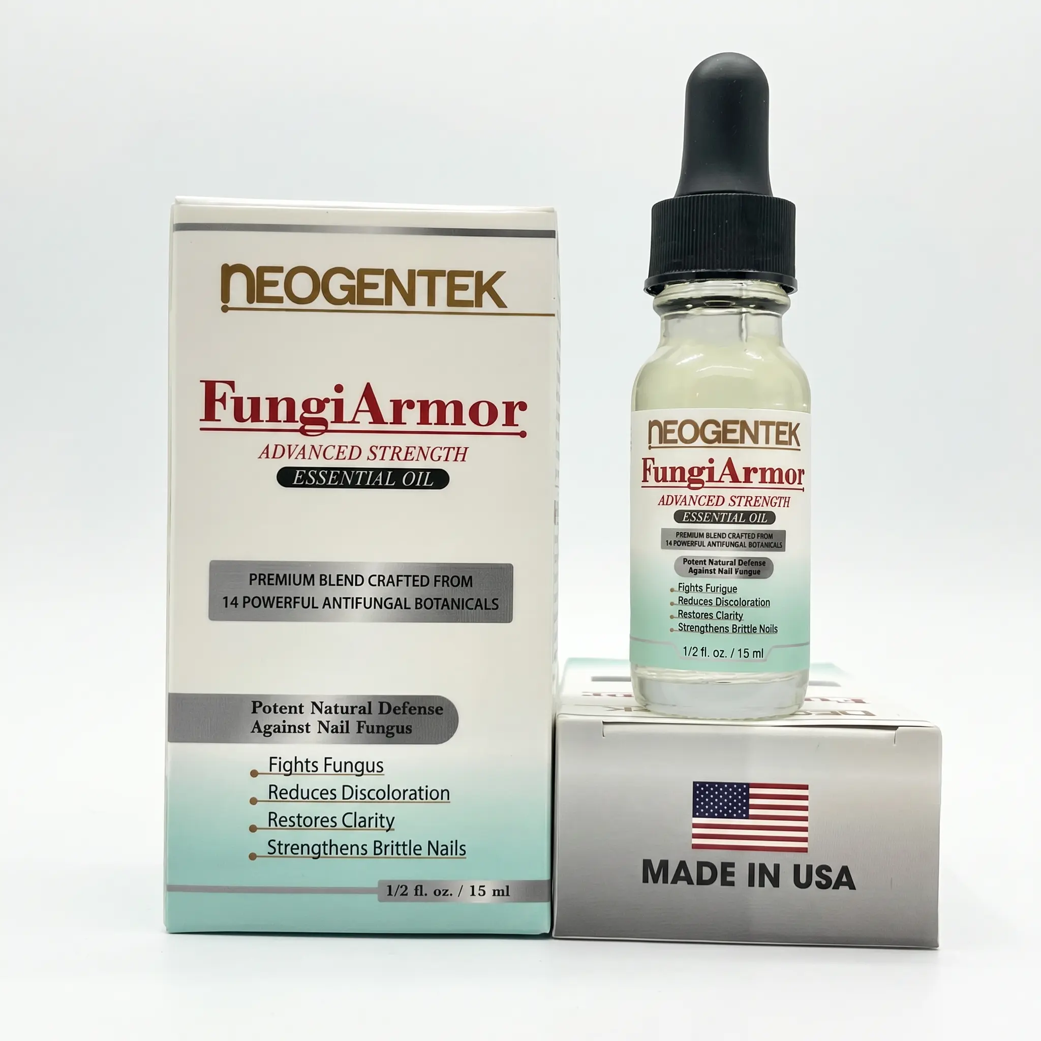 Neogentek FungiArmor -  Nail Fungus Treatment - Made in USA - 15ML