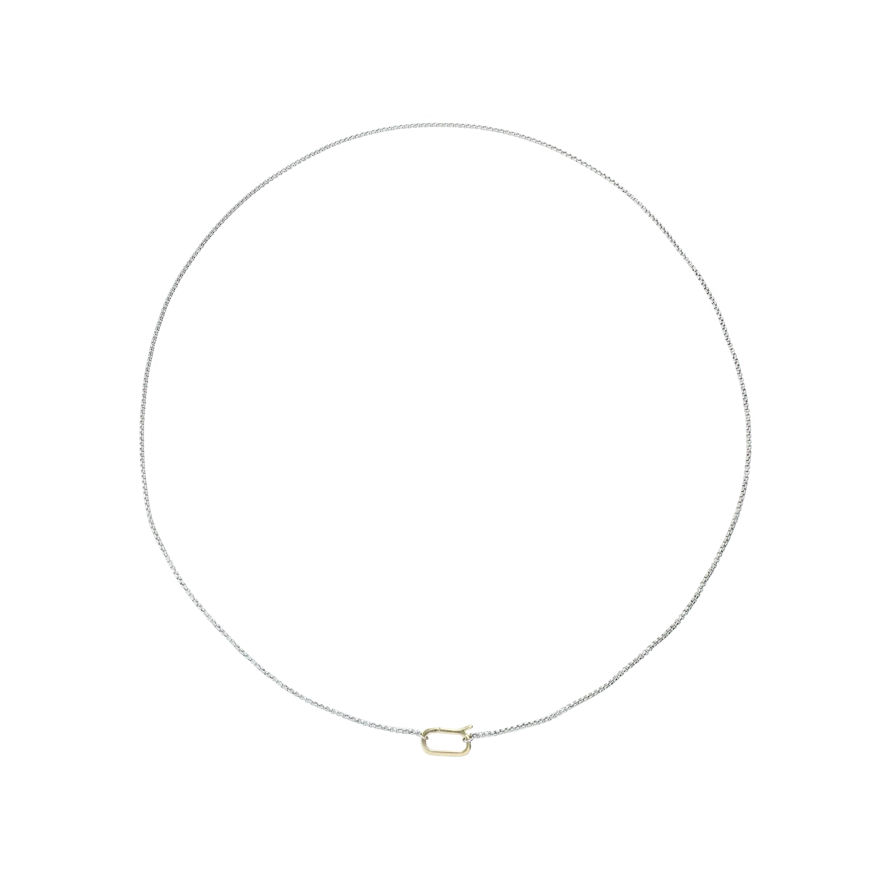 CAN OPENER MID BOX SLIM CHAIN NECKLACE