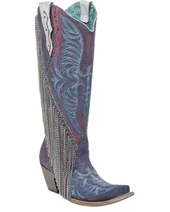 Corral Women's Chameleon Effect Tall Western Boot Snip Toe - A4779