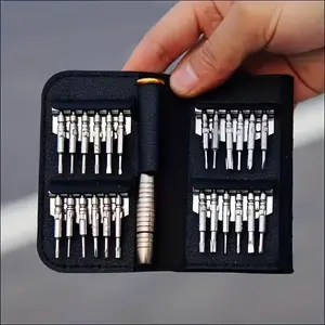 25-In-1 Mini Precision Screwdriver Set with Magnetic Tips, Ideal for Repairing Electronics Like iPhone, Camera, Watch, PC Computer