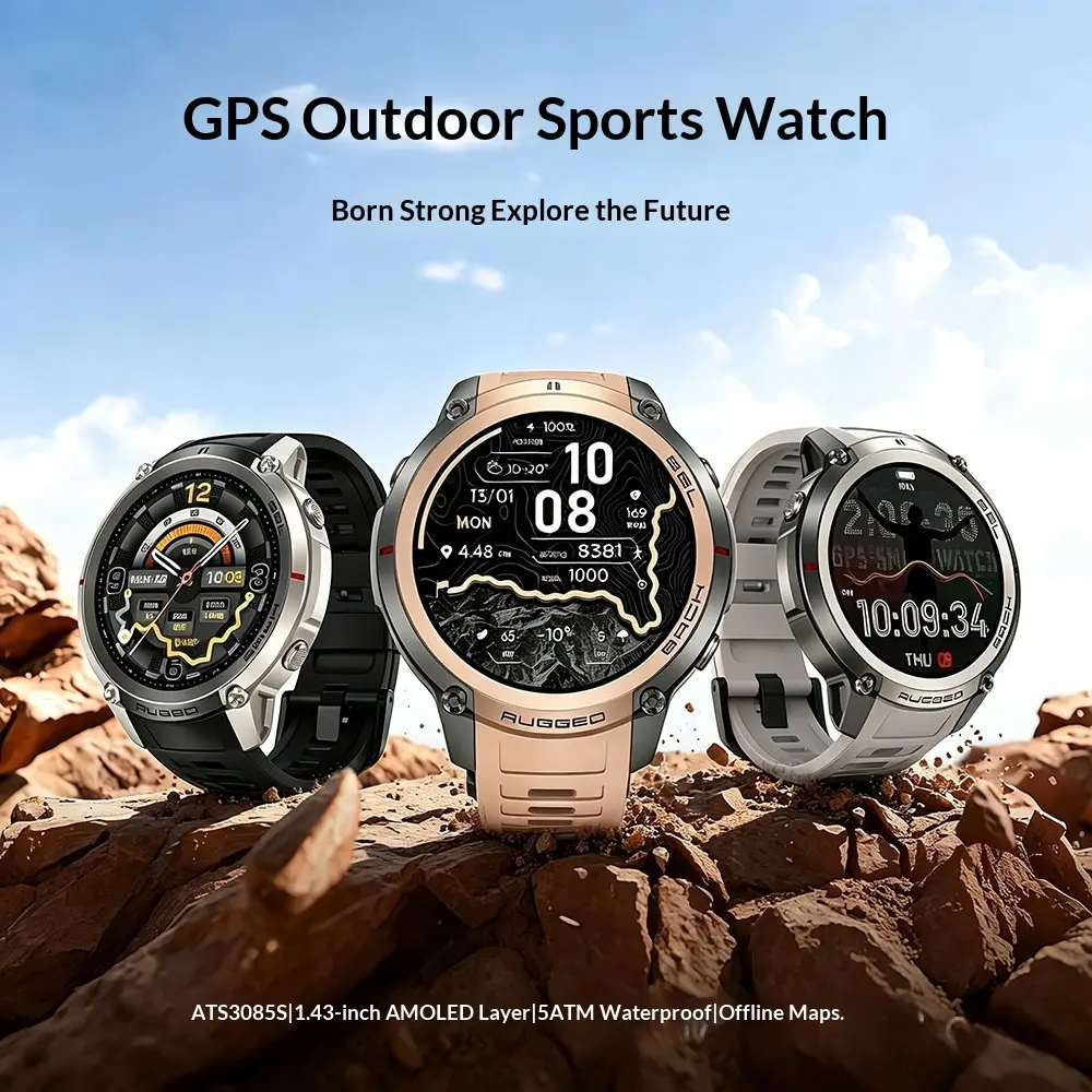 Smartwatch With Offline Maps, 5 ATM Water Resistance, And A Compass