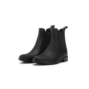 Fashion Rain Boots - Slip-Resistant, Durable Outdoor Water Shoes for Camping & Hiking, All-Season PVC Material