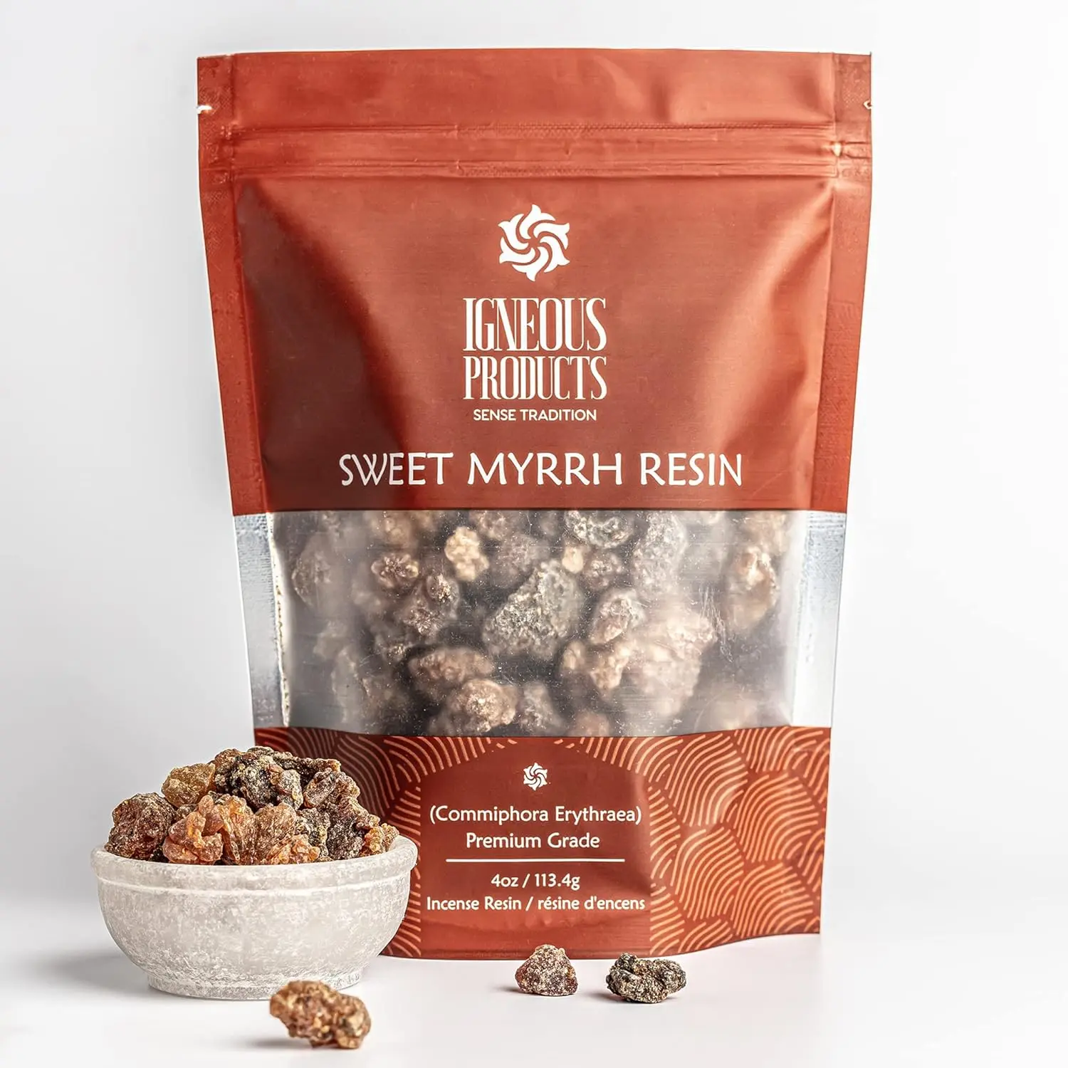 Natural Somali Incense Commiphora Erythraea Resin Bulk 4 oze Handcrafted Aromatic Resin  Premium Frankincense Alternative