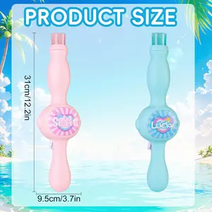 Magic Smoke Bubble Machine Portable Interactive Bubble Blower Colorful Elastic Bubble Mist Wand For Summer Outdoor Family Party magic fog bubble wand halloween party favor supply