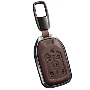 For Chevrolet Key Fob Cover Compatible with Chevy Suburban Tahoe Silverado GMC Terrain Yukon Sierra 1500 2500 3500 HD Truck Accessories Car Accessory chevrolet 1500 accessories Car Key Protector Key Fob Shell
