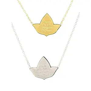 AKA Ivy Leaf Pretty in Pink Gorgeous in Green Necklace