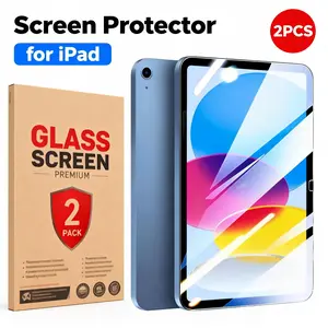 2-Pack Screen Protector Film Compatible with iPad Air/air Pro (a16), Tempered Glass Design, HD Transparent & Bubble-Free Protection, Accessories