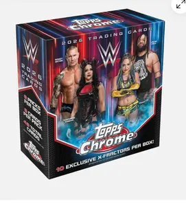 2026 Topps Chrome WWE Wrestling Mega Box