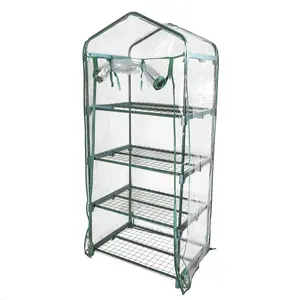 Garden Elements Personal Plastic Indoor/Outdoor Standing Greenhouse, Frost Protection