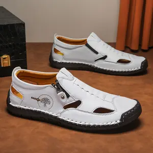 Men's British Retro Slip-On Shoes -- Breathable Formal Daily Shoes, Suitable for Office and Semi-Formal Occasions - Easy-to-Clean Design, Classic Appearance, Durable Structure