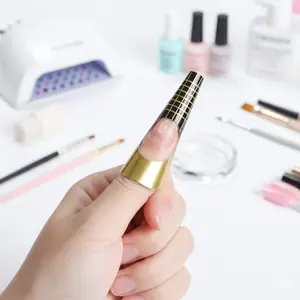 Bee Nail Art Stencil Template: Acrylic UV Gel Extension Guide, 3D Honeycomb Detailing Decals, Nail Contour Positioning Tool for Beginners to Pros, Enhances Dimension & Design.