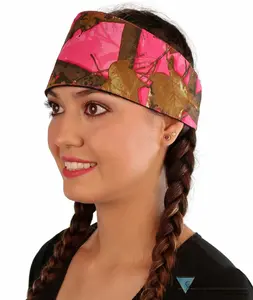 Chop Top Doo Wrap – Bold Biker Fashion Bandana with Lightweight Fit -  Ladies Pink Camouflage
