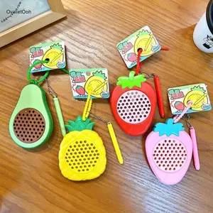 Magnatab Mini Fruit Magnetic Drawing Board Keychain, Reusable Erasable Fidget Toy - Fidget Items, Stress Relief Tool, Cute Backpack Charm with Lightning Bolt, Cactus, Avocado Shapes
