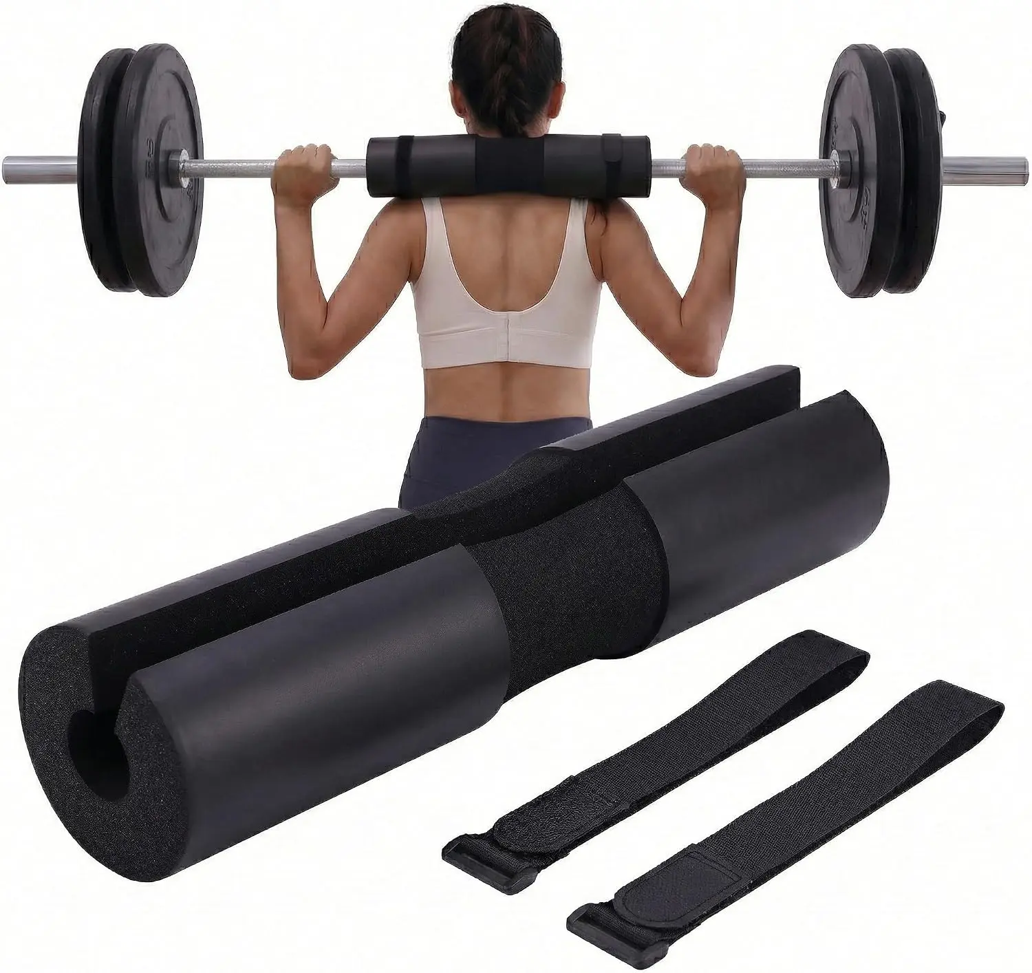 Barbell Pad/Squat Pad with Shoulder Support Design, Ideal for Squats, Deadlifts, and Hip Thrust, Perfect for Gym Use ,Gym Workout, Gym Accessories, Exercise