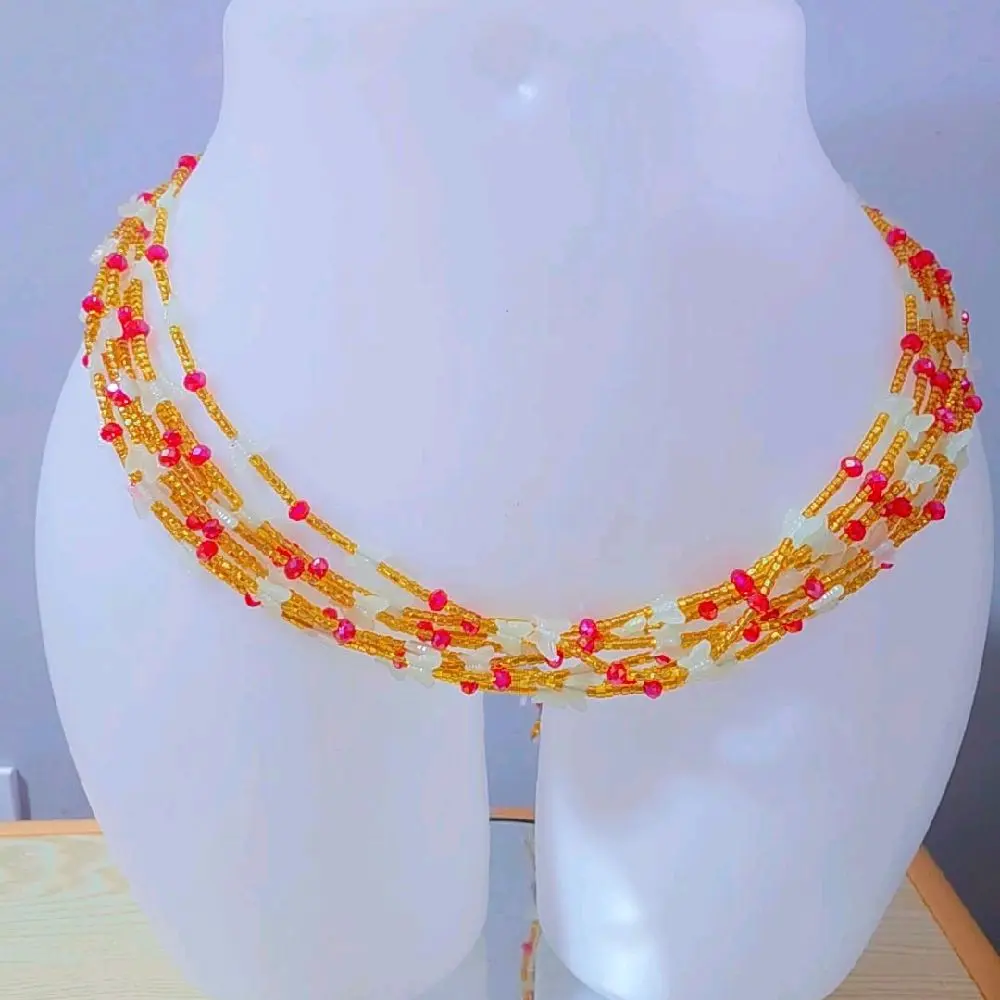 African waist beads 50 inches one strand for $9 and  four  strand $30