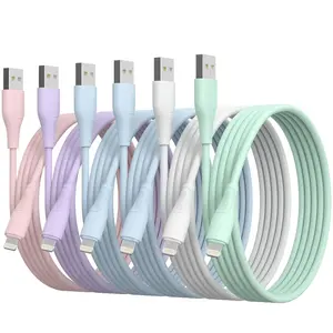 6Pack(3/3/6/6/6/10 FT) Original [MFi Certified] iPhone Charger Fast Charging Lightning Cable iPhone Charger Cord Compatible with iPhone 14/13/12/11 Pro Max/XS MAX/XR/XS/X/8/7 Plus iPad AirPods