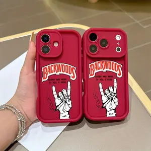 Luxury Backwoods Logo Phone Case, Compatible with iPhone 17/16e/16/15/14/13/12/11/mini-Pro-Max/air/x/XR/xsmax/8/7+/anti-Fall Soft Tpu Back Cover