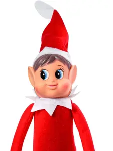 Christmas Elf Behaving Badly Plush Toy | Elfette Novelty Long Bendy Naughty Girl Christmas Doll | 12 Inches Traditional Decor Ornaments Decoration