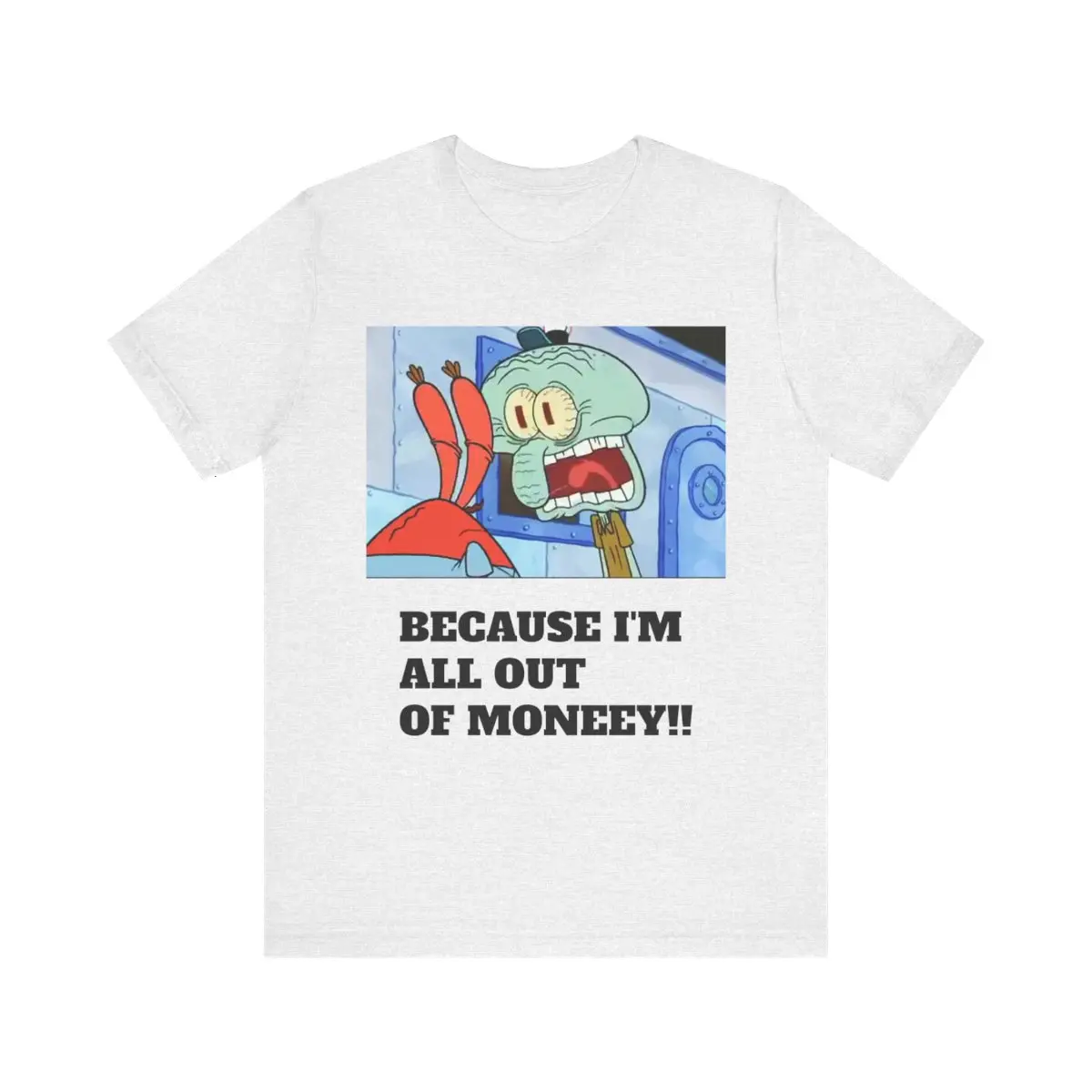 Funny Spongebob Unisex Jersey Short Sleeve Tee