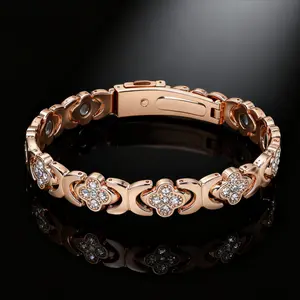 Women's fashion Copper Bracelets for Pure Copper Magnetic Bracelet with 3500 Gauss Effective Magnets Trendy Stack Bangle Stretch Bangle Modern Fashion Accessories Jewelry Gift