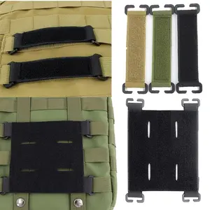 Outdoor Tactical Backpack Vest Function Velcro Base Molle System Accessories Armband Morale Badge Base