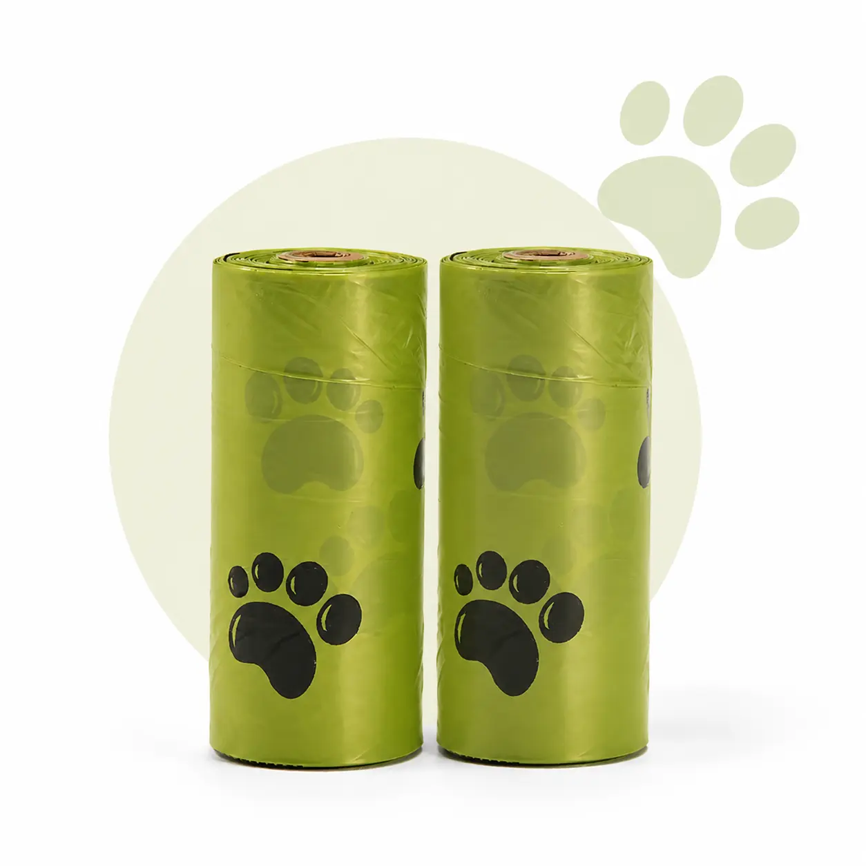 PiPiDoDo Dog Poop Bags - Durable, Leak-Proof, Biodegradable, 15 Bags per Roll, Ideal for Dog Walks, Outdoor Cleanup, No