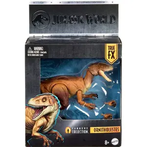 Jurassic World Hammond Collection Ornitholestes Dinosaur Figure, Deluxe Design And 18 Articulations