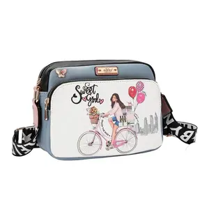 Elegant Vegan Leather Crossbody Bag with Gold Tone Hardware Adjustable Strap Secure Top Zip Closure Spacious Main Compartment Front Zip Pocket for Essentials