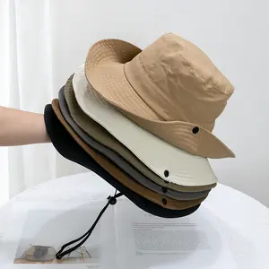 Parent-child big eaves outdoor sun hat summer men's leisure sports mountaineering sun hat bucket hat Japanese basin hat