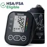 Sinocare Digital Upper Arm Cuff Blood Pressure Monitor for Adults - Plastic, Accurate, Easy-to-Use, 8.6"-16.5" Adjustable Cuff, Large Display, Dual-User Mode, 1-Button BP Scan, Posture Detection, Irregular Heartbeat Alert, Flexible Power, HSA/FSA Eligible